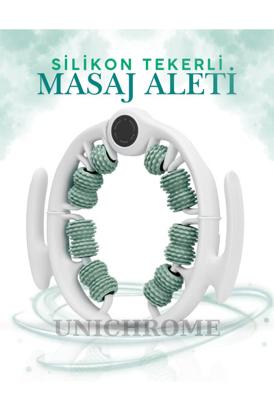 Unichrome 14 Tekerli Kas Gevşetici Sıkılaştırıcı Masaj Aleti Ayarlanabilir Le...