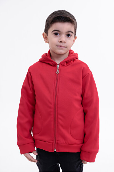 ROBA Hooded, Pocketed, Zippered, Fleece, Children's Sweat Coat Rb-650