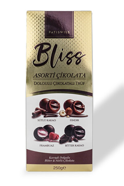 Patiswiss Bliss Karışık Dolgulu Çikolata, 250g