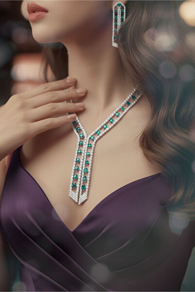 So CHIC... Kraliyet İhtişamı 18 Ayar Beyaz Altın Kaplama 33 Cm Gümüş Tasarım ...