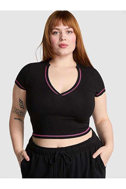 PINK All-Day V Yaka Crop