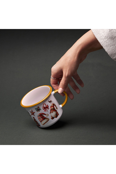 Hediyesepeti Christmas Figures Red Enamel Trophy