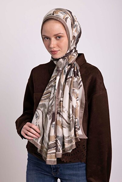 Ayshara شال ديفري-آي فرشا كوليكشن توباك ستريب ذو وجه واحد