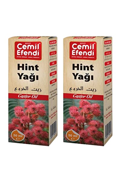 Cemilefendi 50 Ml 2 Pieces Castor Oil Cold Press