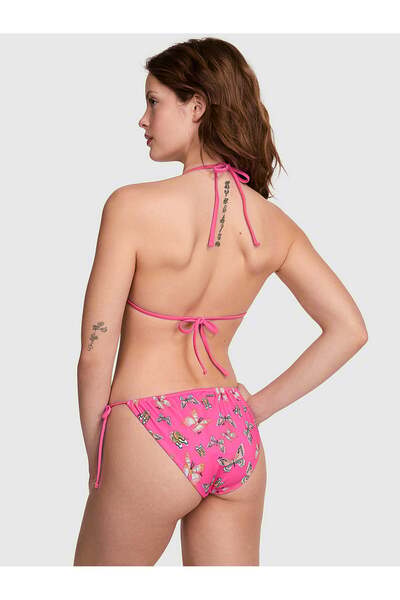PINK Yandan Bağlamalı Cheeky Bikini Altı
