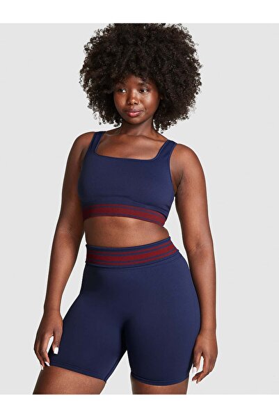 PINK Seamless Katlanabilir Biker Tayt