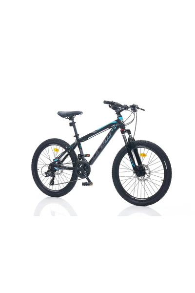 Corelli FELİX 1.2 ERKEK DAĞ BİSİKLETİ 355H HD 24 JANT 21 VİTES SİYAH MAVİ TUR...