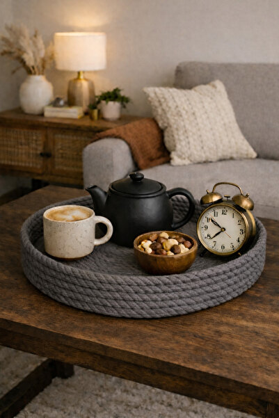 ÖRGÜM منظم ديكور للغرفة مقاس 25 × 6 سم