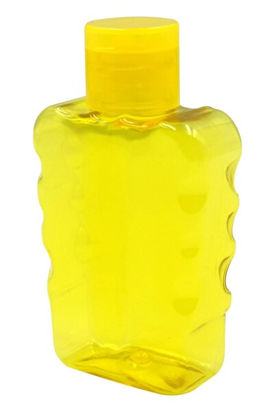 DEEMBRO 1 Adet 100ml Sarı Plastik Şişe +fliptop Kapak Boş Şişe 100 Ml Boş Kol...
