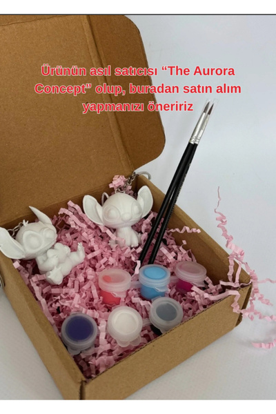 Piece Of Date Stitch ve Angela Anahtarlık Boyama Seti