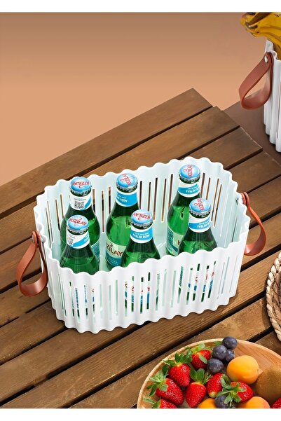 Sungroup Coș dreptunghiular FLEXION alb 5,3 l - Organizator pentru baie și bu...