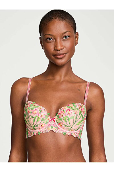 Victoria's Secret Zambak İşlemeli Hafif Dolgu Destekli Demi Sütyen