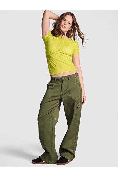 PINK Utility Kargo Pantolonu