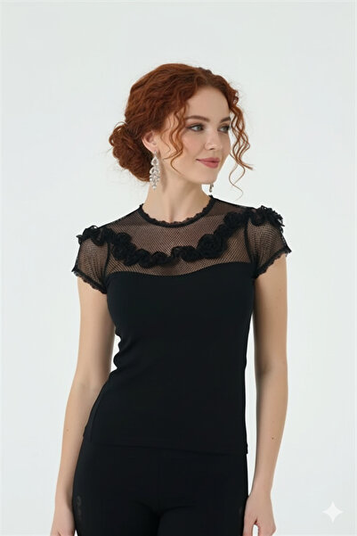 Berrak Half sleeve blouse clear brand 2634