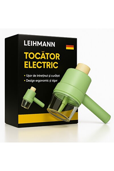 LEIHMANN Tocator si maruntitor electric pentru alimente si legume 4 in 1
