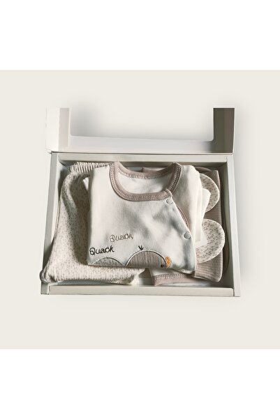 Gaye Bebe طقم أطفال للجنسين مكون من 5 قطع مصنوع من القطن 100٪، مناسب للمستشفي...