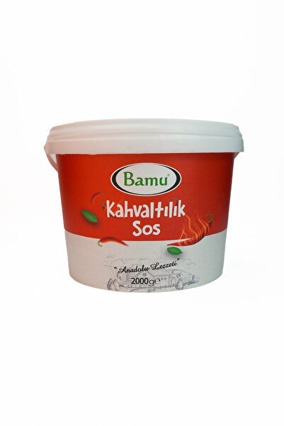 BAMU Kahvaltılık Sos (İSOT KREMASI) 2 Kg Acı
