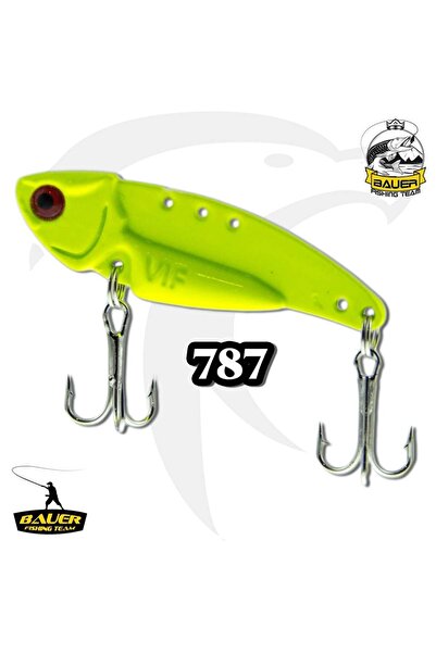 OLTAMİX Bauer Zincmetal (Vibration) Artificial Bait 9 Gr Yellow