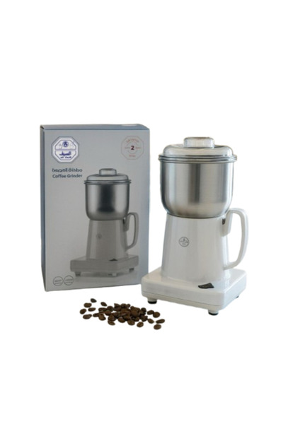 ALSAIF مطحنة قهوة كهربائية من السيف، سعة 700 مل، قوة 450 واط، وعاء من الفولاذ المقاوم للصدأ