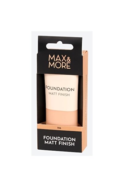 max&more Max & More Foundation, 30 ml, Mattifying Effect - Buildable Coverage...