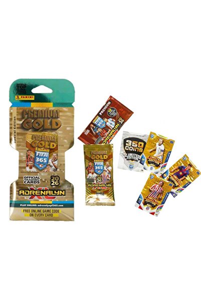 Next Plus Licensed Fifa 365 Adrenalyn XL 2026 Premium Gold Football Player Ca...