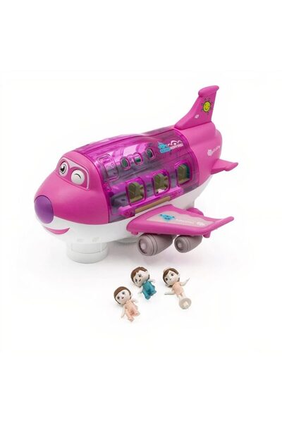 JML1 Jucărie Avion de Pasageri, 27x20cm, Lumină și Sunet