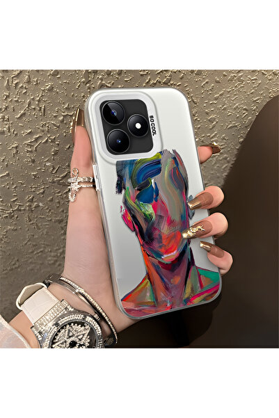 Hontinga حافظة متوافقة مع هاتف Realme Note 50، حافظة هاتف صلبة مضادة للسقوط، ...