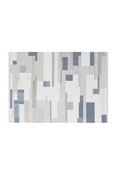 Vivense NOVA SERİSİ AKRİLİK DOKUMA MAKİNE HALISI, MAVİ, A6000A, 200X350