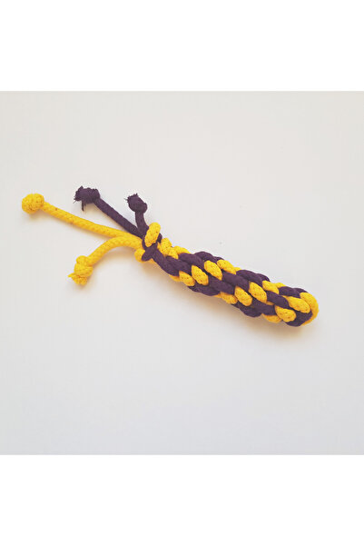 Blanosic Jucărie din porumb pentru câini, blănoasă, lucrată manual, sfoară ga...