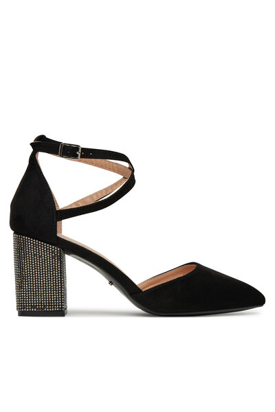 DeeZee pantofi cu toc damă negri DZ0068