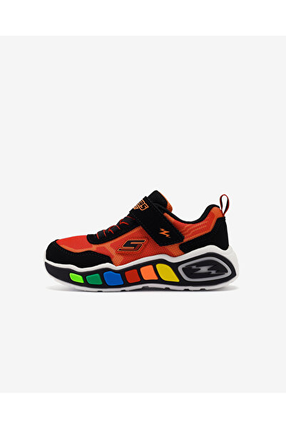 SKECHERS PLAY SCENE - STORM BRIGHTS Μαύρα/Κόκκινα Αθλητικά Παπούτσια για Μικρ...