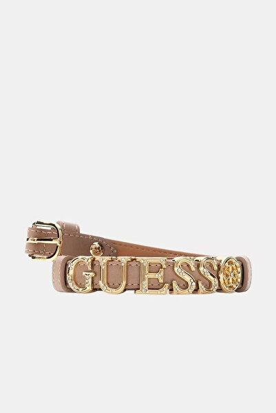 Guess Adjustable 1.5 cm Women's Beige Belt Bw9324P6115-Bei