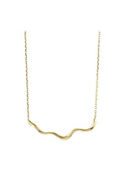 Mucize Kuyumculuk 14 Ayar Altın Kıvrım Kolye