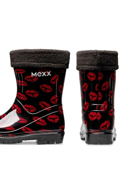 MEXX Cizme de cauciuc pentru fete, negre