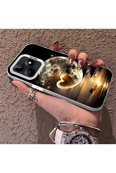 Hontinga حافظة هاتف متوافقة مع هاتف Realme Note 50، حماية للكاميرا، ظهر صلب م...