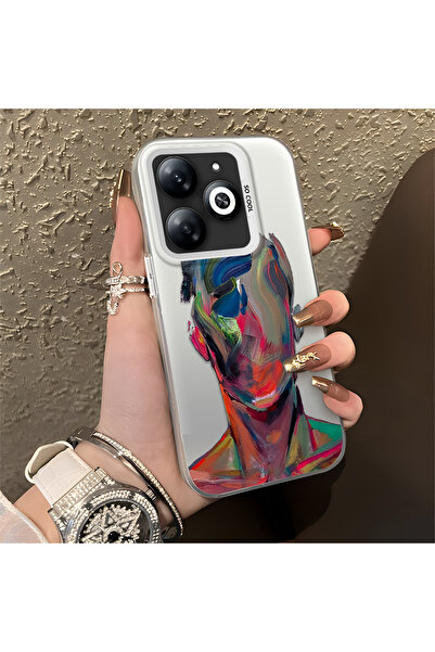 Hontinga حافظة متوافقة مع هاتف Infinix Smart 8/8 Pro، حافظة هاتف صلبة مضادة ل...