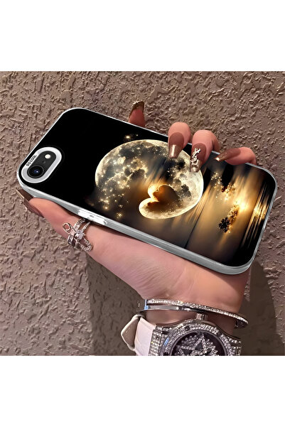 Hontinga iPhone 7/8/SE 2020 2022 Uyumlu Telefon Kılıfı Kamera koruması Sert A...