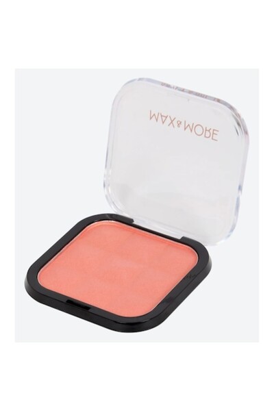 max&more Max & More Blush Powder, Pink, 8g, Shimmer Effect