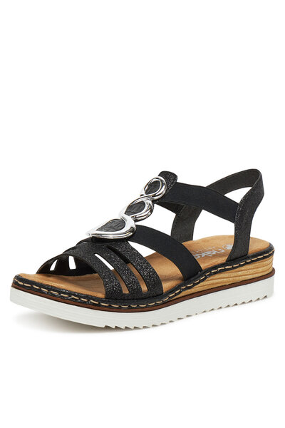 Rieker sandals women black