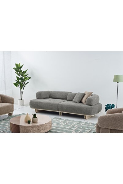 Vivense LADY ÜÇLÜ KOLTUK, GRİ