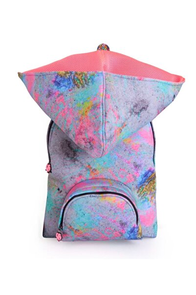 Morikukko Unisex-Adult Hooded Backpack Basic Pollock Backpack Multicolour
