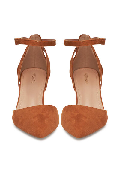 DeeZee pantofi cu toc pentru femei maro