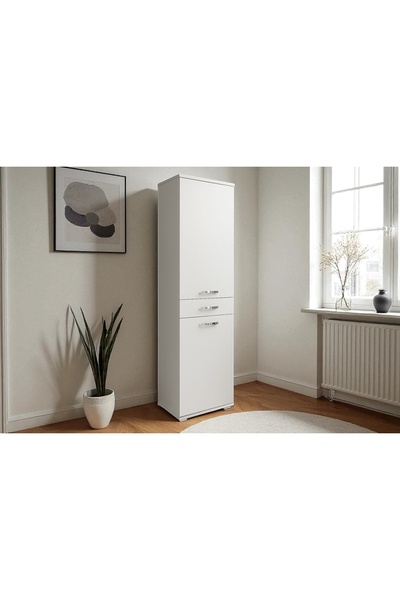 Vivense AYRİS ÇOK AMAÇLI KİLAR DOLABI, BEYAZ