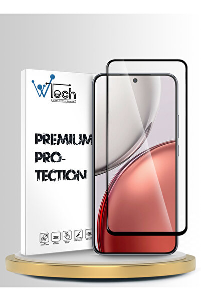 Wtech Honor Magic8 Lite 5G 2025 Premium E2E Series Full Glue Full Cover Tempered Glass Clear/Black