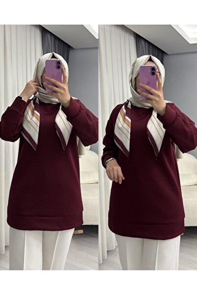 STİLSEN FULARLI SCUBA TUNİK