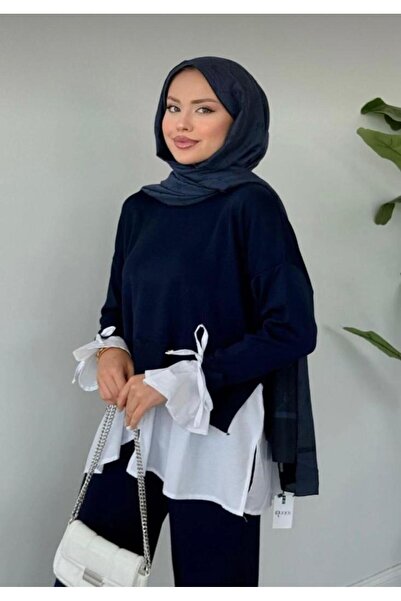 banessa Truva Mercerized Suit with Shirt Detail