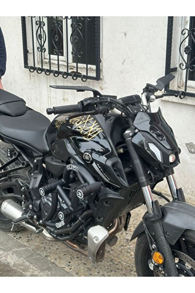 İnan YAMAHA MT07 ÖZEL YAPIM MAT SİYAH 6 TAKOZLU KORUMA DEMİRİ