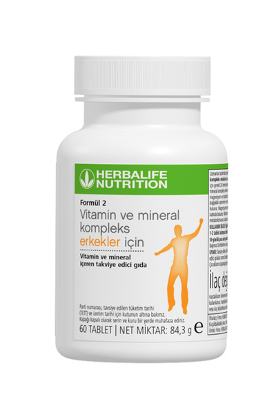 Herbalife Formül 2 Mineral Kompleks Erkekler İçin 60 Tablet