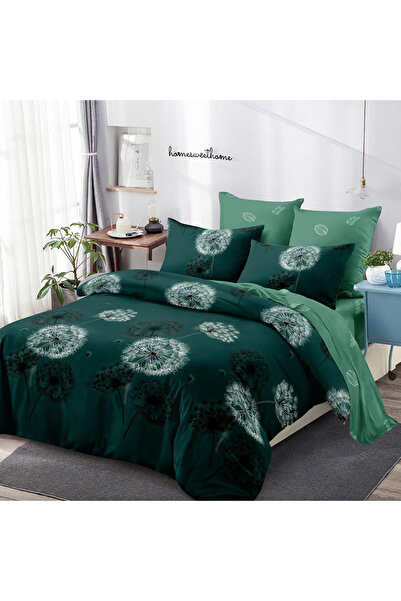 Pucioasa Bed linen with elastic for double bed 2 people Pucioasa, 6 pieces, F...