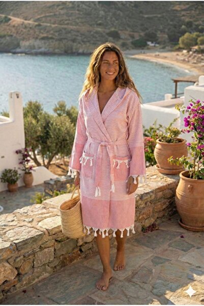 karanihome رداء حمام من القطن مع جيوب للرجال والنساء للحمام والساونا وحمام ال...